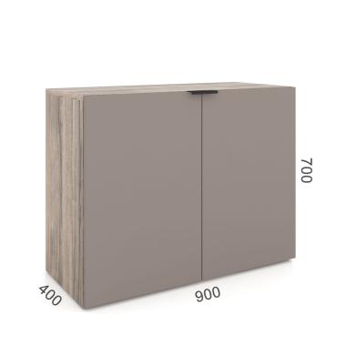 Низька шафа комод Home Space (Глина та В'яз ліберті) НOS-103