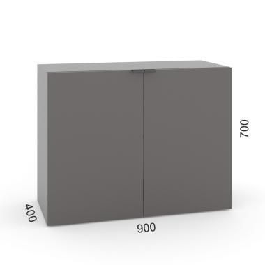 Низька шафа комод (Графіт) Home Space НOS-103