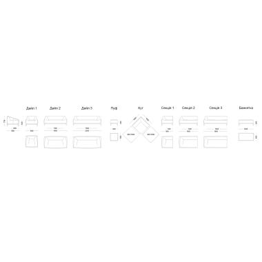 Диван ДЕЙЛ-2 (DALE) DLS