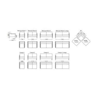 Sofa MAGNUM WOOD-2 (MAGNUM WOOD) DLS