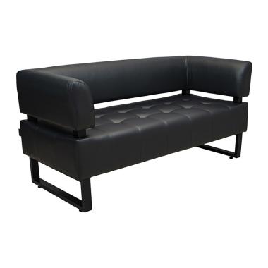 Диван ОФІС-2 на металокаркасі зі спинкою і підлокітниками Richman