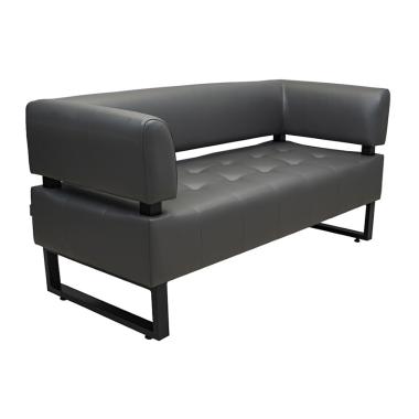 Диван ОФІС-2 на металокаркасі зі спинкою і підлокітниками Richman