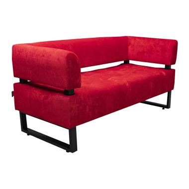 Диван ОФІС-2 на металокаркасі зі спинкою і підлокітниками Richman