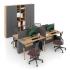 Комплект офісних меблів столи та шафи Co_d 35-20 Salita