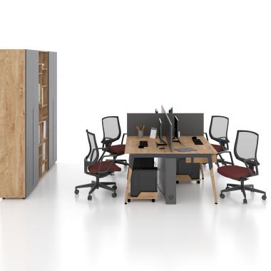 Офісні столи і шафа Co_d 35-20g