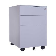 Metal Mobile File Cabinet with Lock Rolling Steel Office sb-x005 Grey