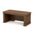 Executive desk Classic 22/4 with briefing walnut