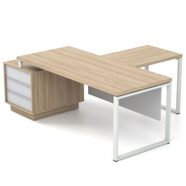 Офісний стіл з приставкою Промо Топ Q33-55s