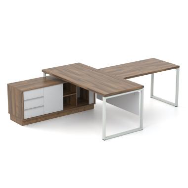 Офісний стіл з приставкою Promo Top Q33-11s