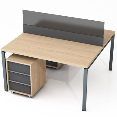 Столи з перегородкою на двох і тумби Promo t8s