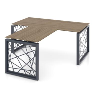 Письмовий стіл офісний з брифінгом Rays Lux 31-108 шпон