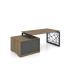 Executive desk in veneer Rays Lux 31-319