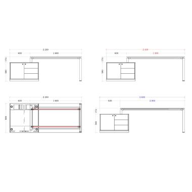 Стол Rays Lux 31/319 Шпон