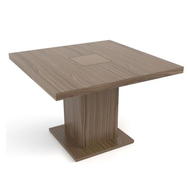 Шпонований Конференц стіл зі шкіряною вставкою Урбан Lux 30-401v