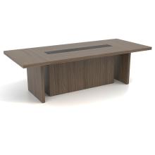 Шпонований Конференц стіл зі шкіряною вставкою Урбан Lux 30-403v