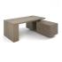 Executive desk in veneer Urban Lux 30-1v