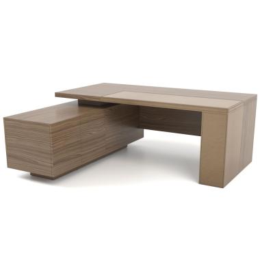 Executive desk in veneer Urban Lux 30-5v-1e
