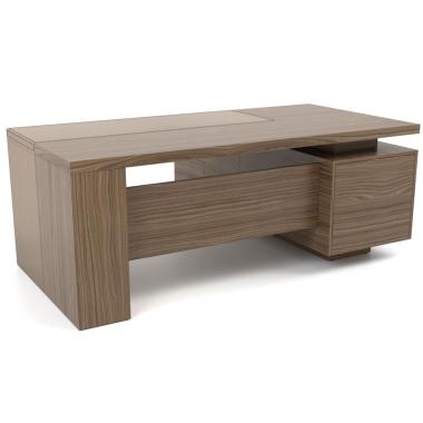 Executive desk in veneer Urban Lux 30-5v-1e
