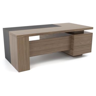 Executive desk in veneer Urban Lux 30-5v-1e