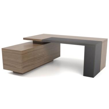 Executive desk in veneer Urban Lux 30-6v-2