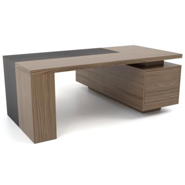 Executive desk in veneer Urban Lux 30-6v-2
