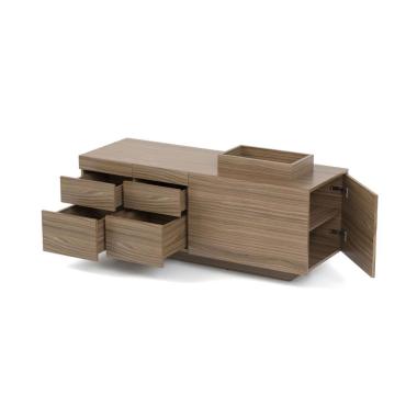 Executive desk in veneer Urban Lux 30-6v-2