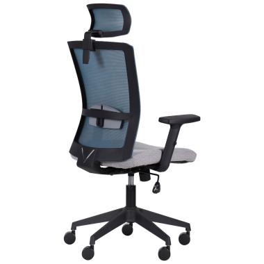 Кресло УРАН black HR с сеткой (URAN) AMF