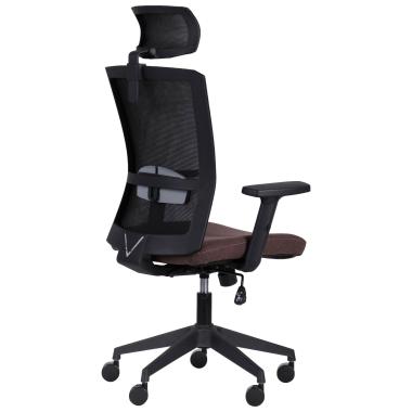 Кресло УРАН black HR с сеткой (URAN) AMF