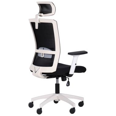 Крісло УРАН white HR з сіткою (URAN) AMF
