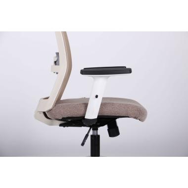 Chair URAN white with mesh (URAN) AMF