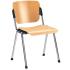 Chair ERA wood chrome (ERA) Nowy styl