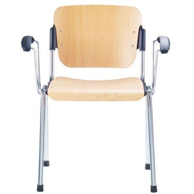 Стул ЭРА arm wood chrome (ERA) Новый стиль