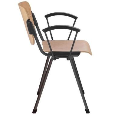 Стул ЭРА arm wood black (ERA) Новый стиль