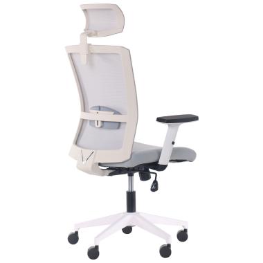 Крісло УРАН white HR з сіткою (URAN) AMF