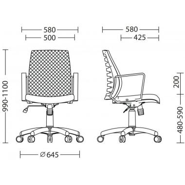 Chair WEBSTAR GTP black Tilt PL62 OP (WEBSTAR) Nowy styl