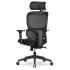 Chair FOCORA BLACK (FCM-F01) KreslaLux