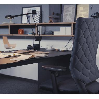 Chair KLOBER MERA DIAMOND 94 BLACK KreslaLux