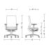 Chair KLOBER MERA DIAMOND 94 BLACK KreslaLux