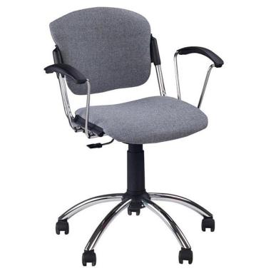 Крісло ЕРА GTP chrome CHR10 тканина Grandi-50 сіре (ERA) Новий стиль Акція!