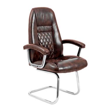 Chair FLORENCE U CF chrome P3 on runners Richman