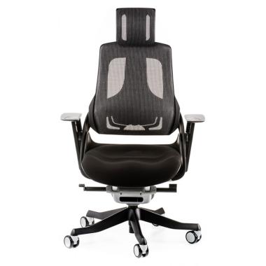 Кресло компьютерное с сеткой WAU BLACK FABRIC, CHARCOAL NETWORK Special4you (E0789)