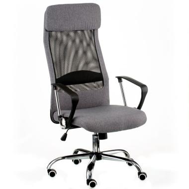 Chair SILBA (СІЛЬБА) grey with mesh Special4you