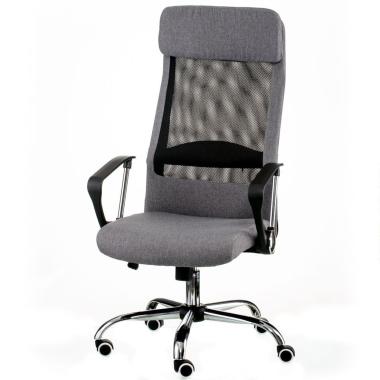 Chair SILBA (СІЛЬБА) grey with mesh Special4you