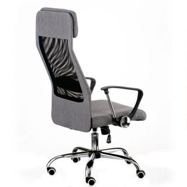 Chair SILBA (СІЛЬБА) grey with mesh Special4you