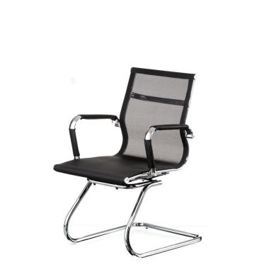 Крісло SOLANO (СОЛАНО) office mesh black на полозах Special4You (E5869)
