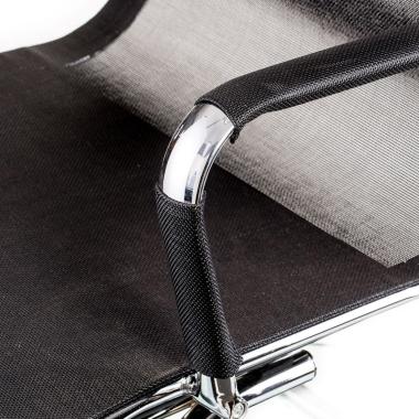 Крісло SOLANO (СОЛАНО) office mesh black на полозах Special4You (E5869)