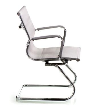 Крісло SOLANO (СОЛАНО) office mesh grey на полозах Special4You (E6040)