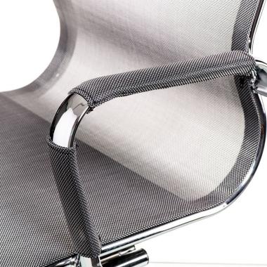 Крісло SOLANO (СОЛАНО) office mesh grey на полозах Special4You (E6040)
